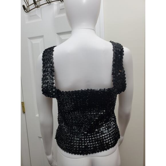 Anthony Muto Top Vintage Sequin Tank Taylor Swift Life Of A Showgirl Vibes - Picture 5 of 16